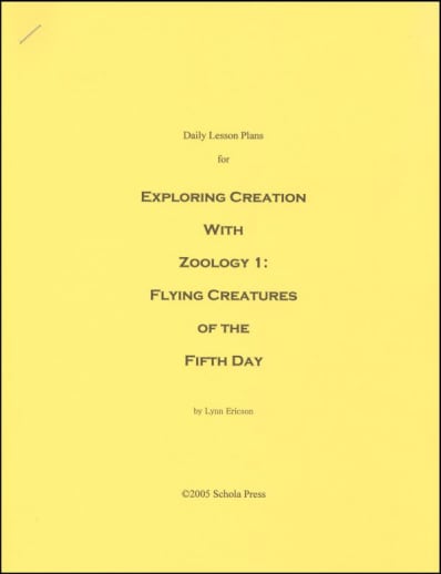 Daily Lesson Plans for Exploring Creation with Zoology1
