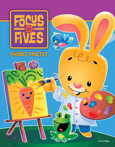 BJU Press Focus on Fives Phonics Practice for K5 4th Edition