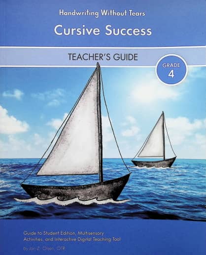 Handwriting Without Tears Cursive Success 2025 Edition Teacher's Guide