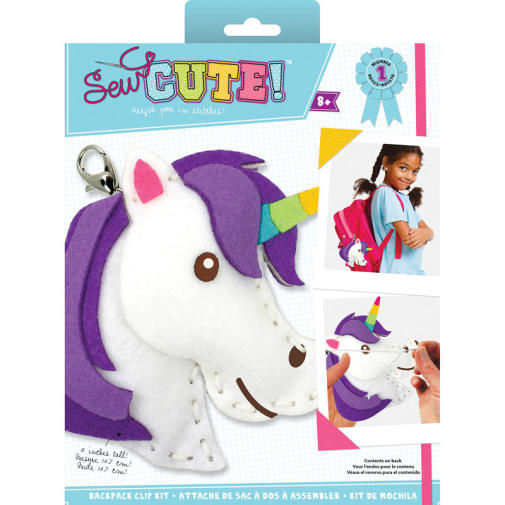 Sew Cute Felt Keychain Kit Unicorn