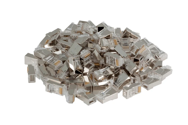 RJ45 Cat6 Modular Plugs/Connectors for STP Solid Wire - Qty 100