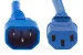 AC Power Cord, C13 to C14, 18 AWG, 5ft, Blue