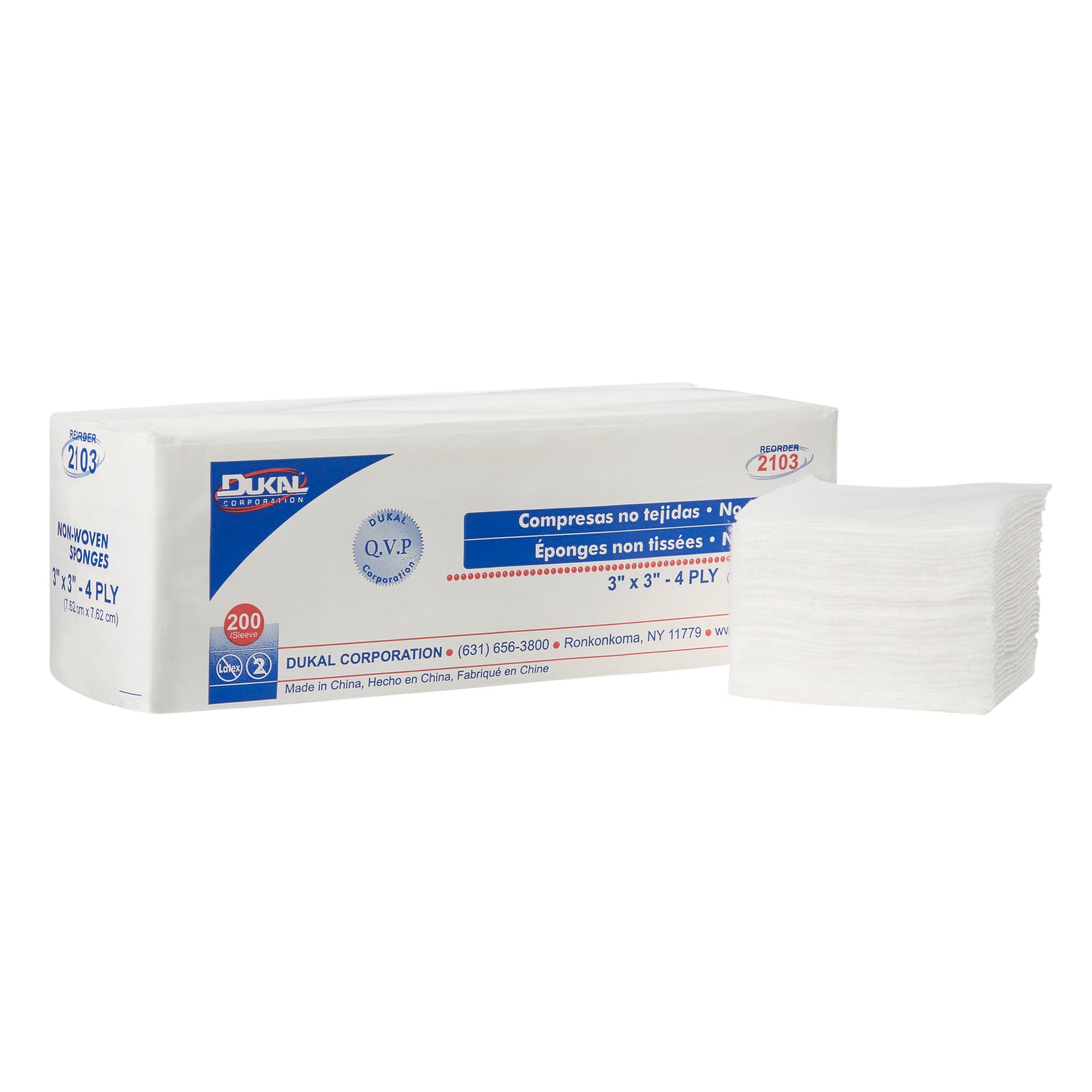 Clinisorb Nonwoven Sponge, 3 x 3 Inch, 4-Ply MK 384758
