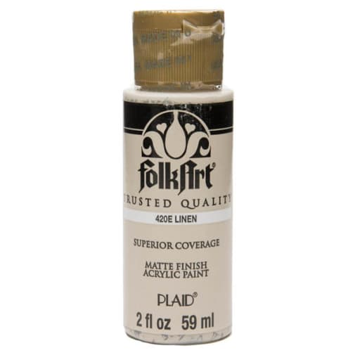 Folkart Color Acrylic Paint Linen - 2 oz