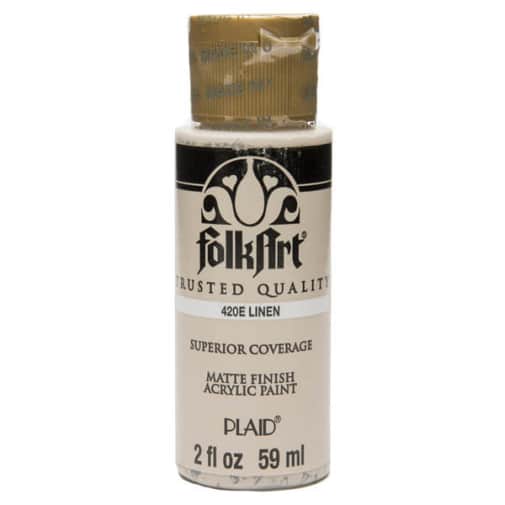 Folkart Color Acrylic Paint Linen - 2 oz