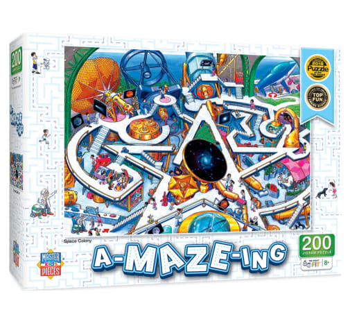 A-MAZE-ING Space Colony Puzzle (200 piece)