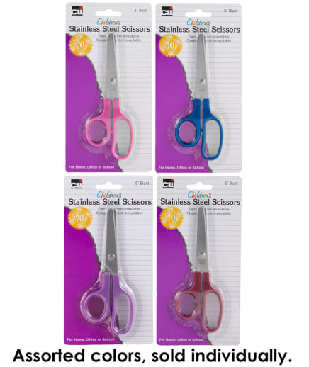 Children's Stainless Steel Scissors - Blunt