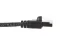 Cat6A Shielded Ethernet Patch Cable, Half-moon Boot, 2 ft, Black