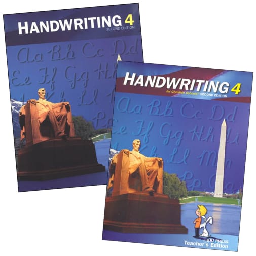 BJU Press Handwriting 4 Home School Kit 2nd Edition