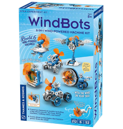WINDBOTS: 6-IN-1Wind-Powered Machine kit