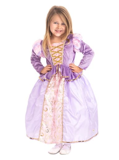 Little Adventures Classic Rapunzel Dress, Size S (Ages 1-3)