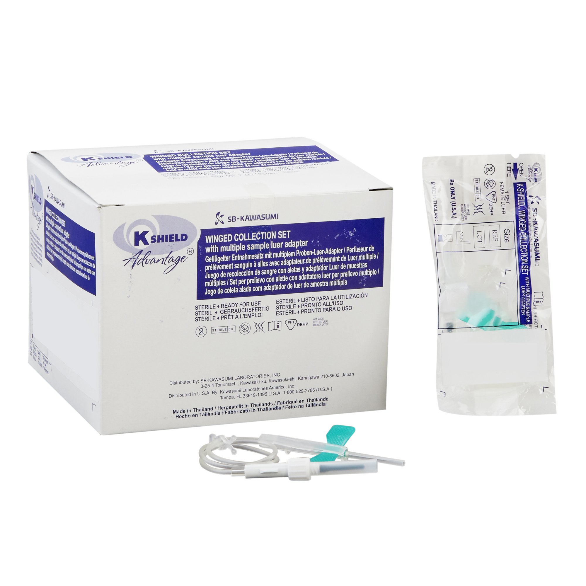 K-Shield Advantage Blood Collection Set, 25 Gauge, -inch needle length MK 770630