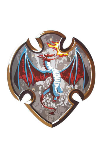 Little Adventures Dragon Slayer Foam Shield Dress Up Accessory