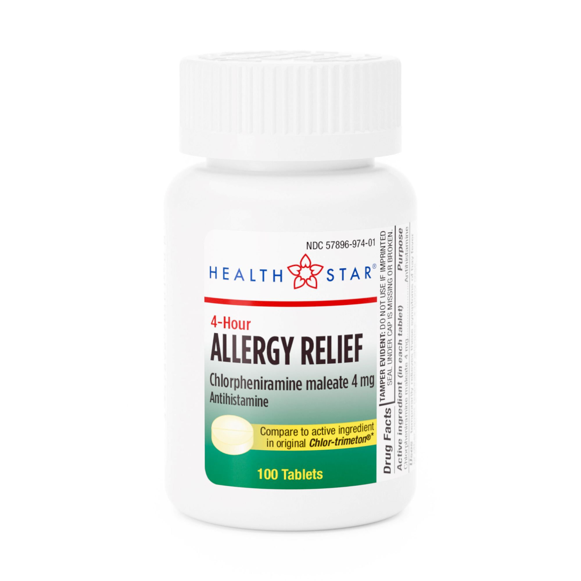 Health*Star Chlorpheniramine Maleate Allergy Relief MK 880391