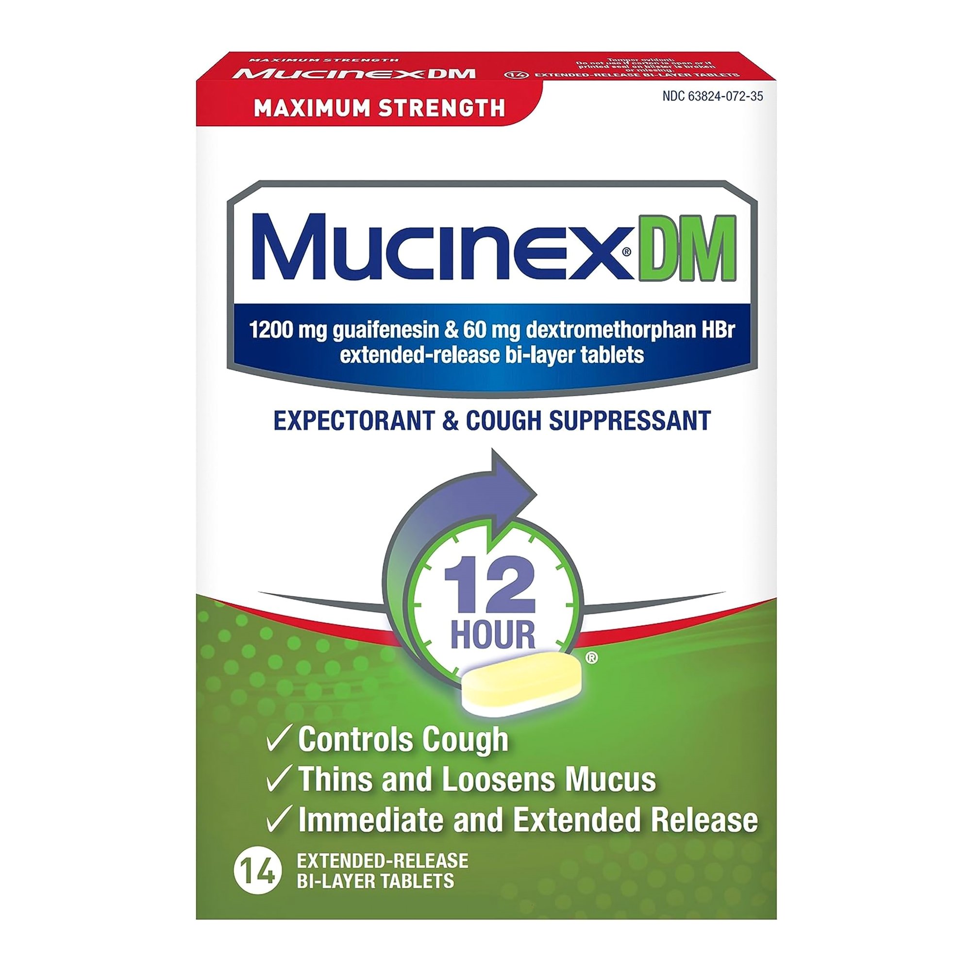 Mucinex DM Cold and Cough Relief MK 718857