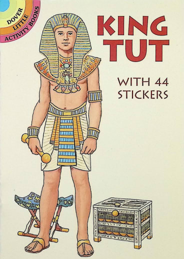 King Tut Sticker Paper Doll