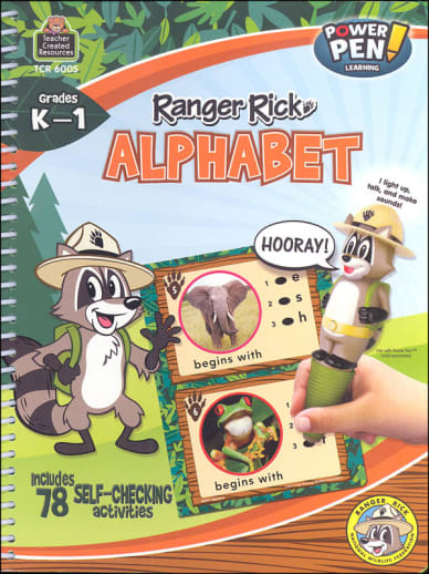 Ranger Rick Power Pen Learning Book: Alphabet