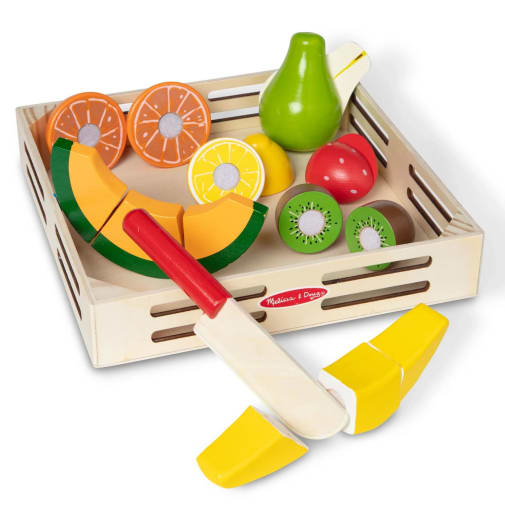 Melissa & Doug Wooden Cutting Fruit Play Food