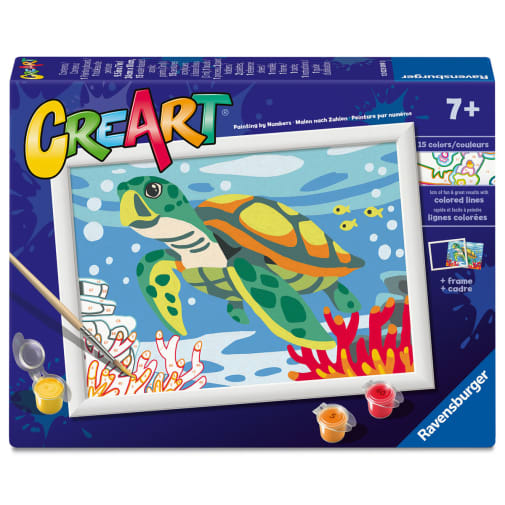 Ravensburger CreArt Paint by Number: Sea Turtle (7x10)