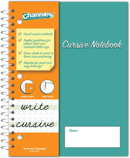 Visual Cursive Notebook 120 pages