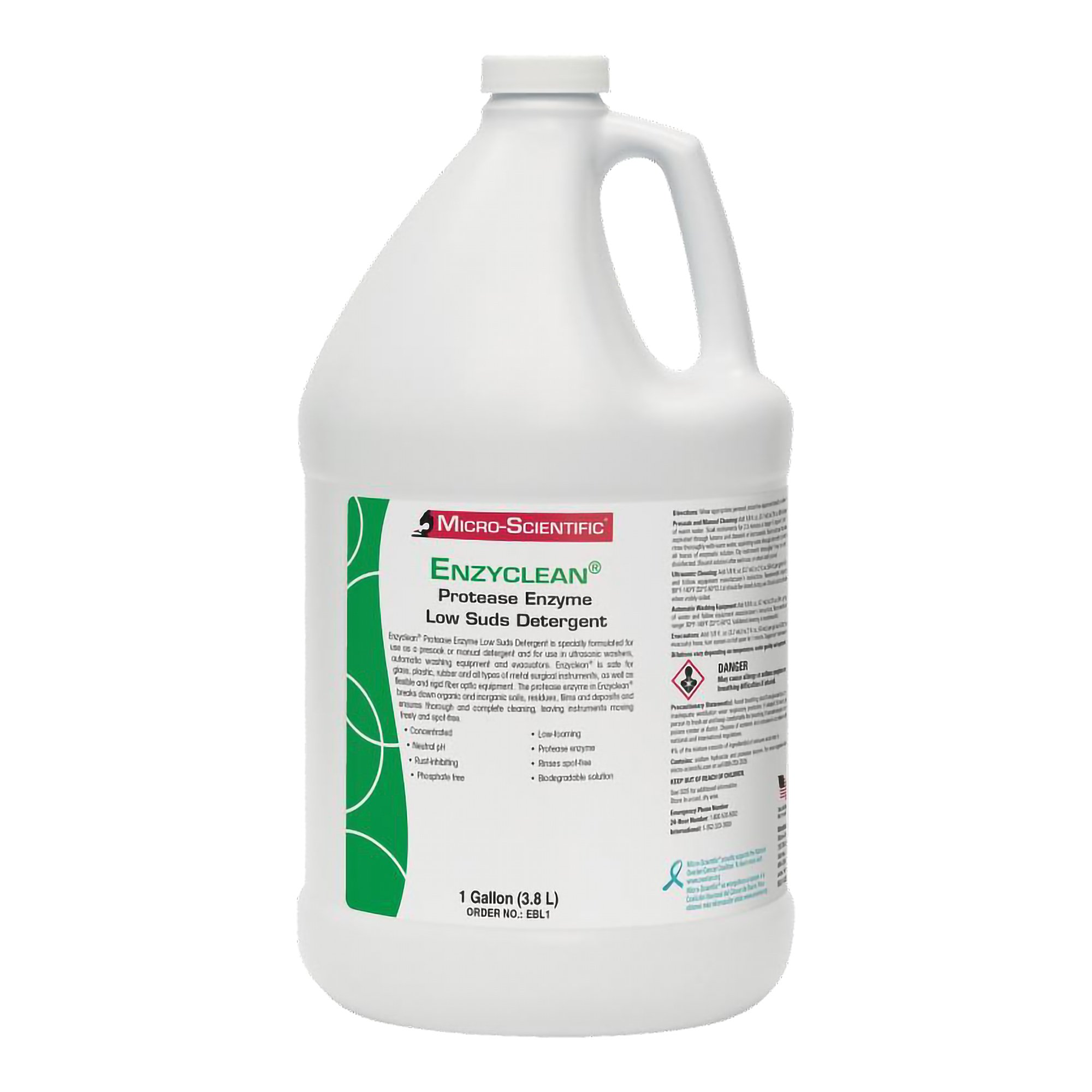 Enzymatic Instrument Detergent Enzyclean Liquid Concentrate 1 gal. Jug Fresh Scent MK 419799