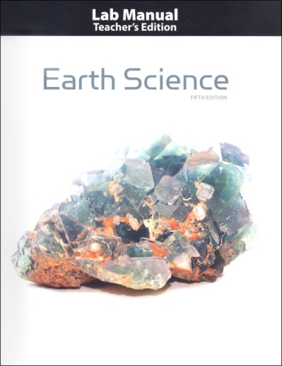 BJU Press Earth Science Teacher's Edition Lab Manual 5th Edition