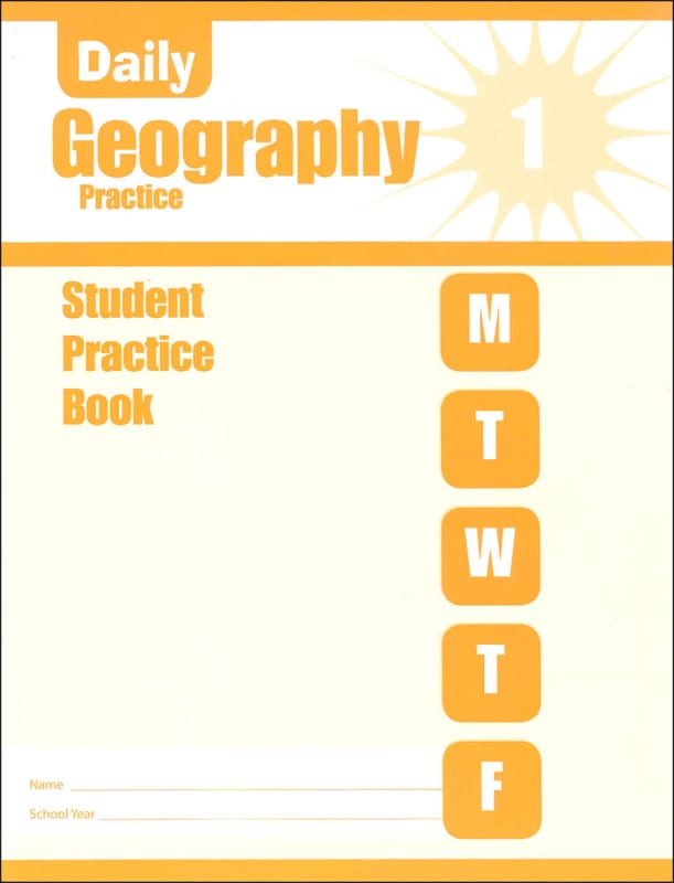 Daily Geography Practice, Grade 1 Student Workbook  - Slightly Imperfect
