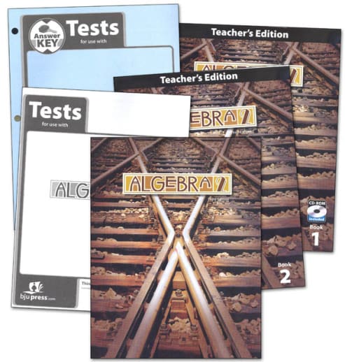 BJU Press Algebra 2 Home School Kit 3rd Edition