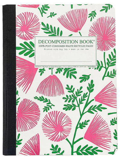 Fairy Duster Decomposition Book College Ruled (7.5" x 9.75")