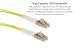 LC-LC 100 Gigabit Multimode Duplex 50/125 OM5 UPC Fiber Optic Cable, 1M