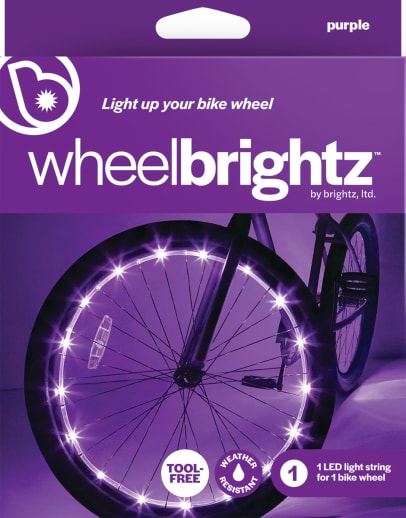 Wheel Brightz Bike Tire Lights - Purple
