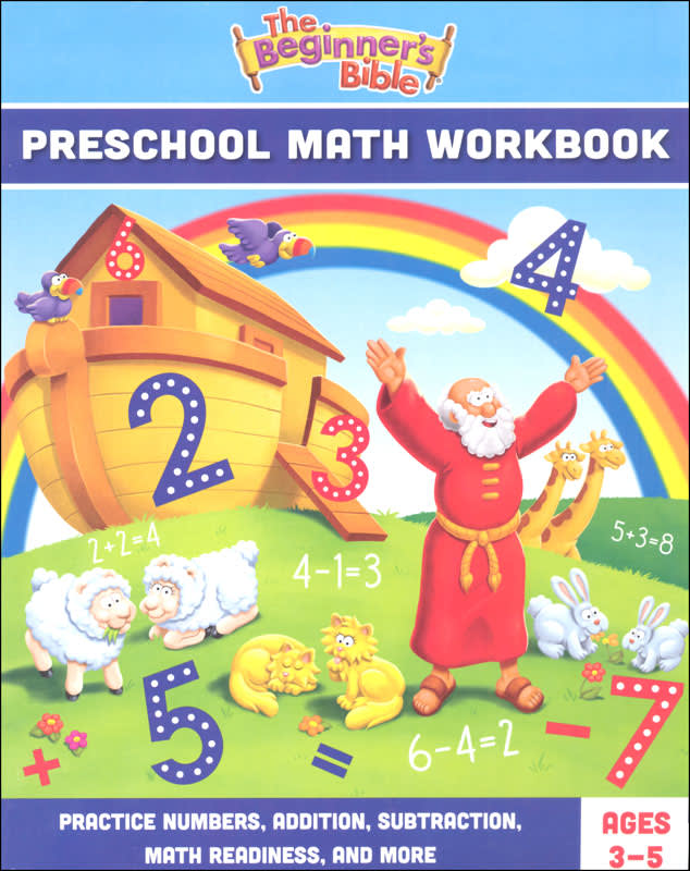 Beginner's Bible Preschool Math Workbook