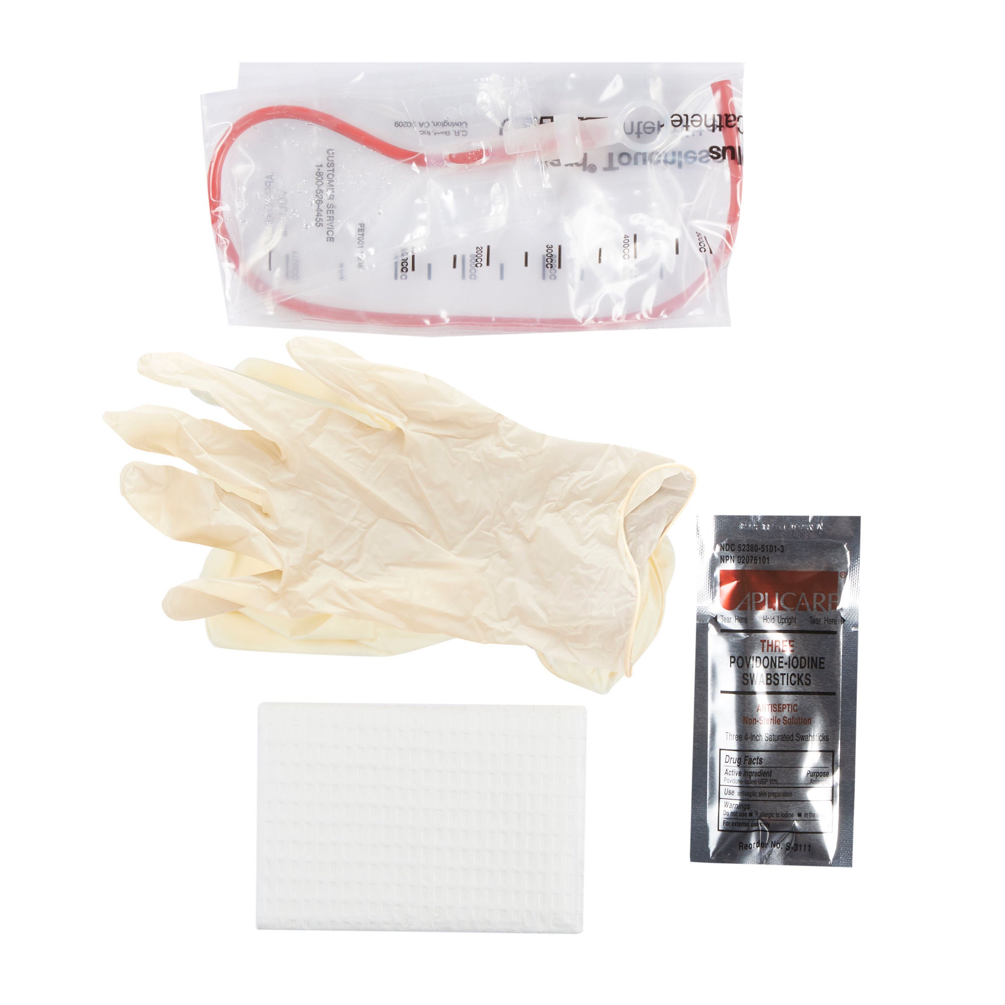 Touchless Plus Intermittent Catheter Kit, 14 Fr., Latex MK 207152
