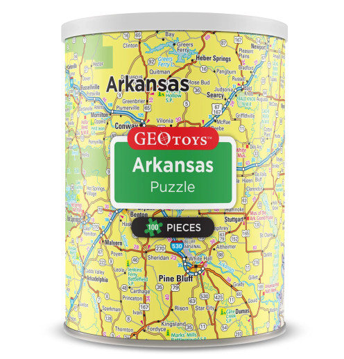Arkansas Mini Puzzle - 100 pieces