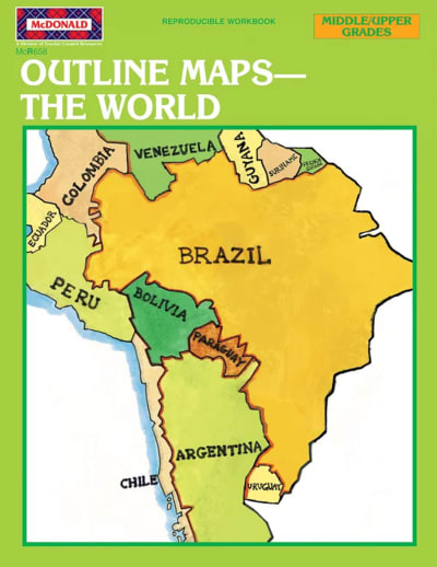 Outline Maps - The World