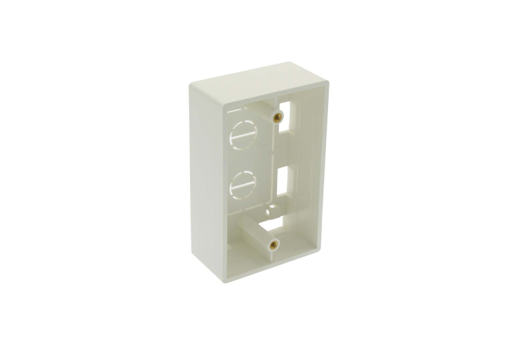 Wall Plate Surface Mount Box, White