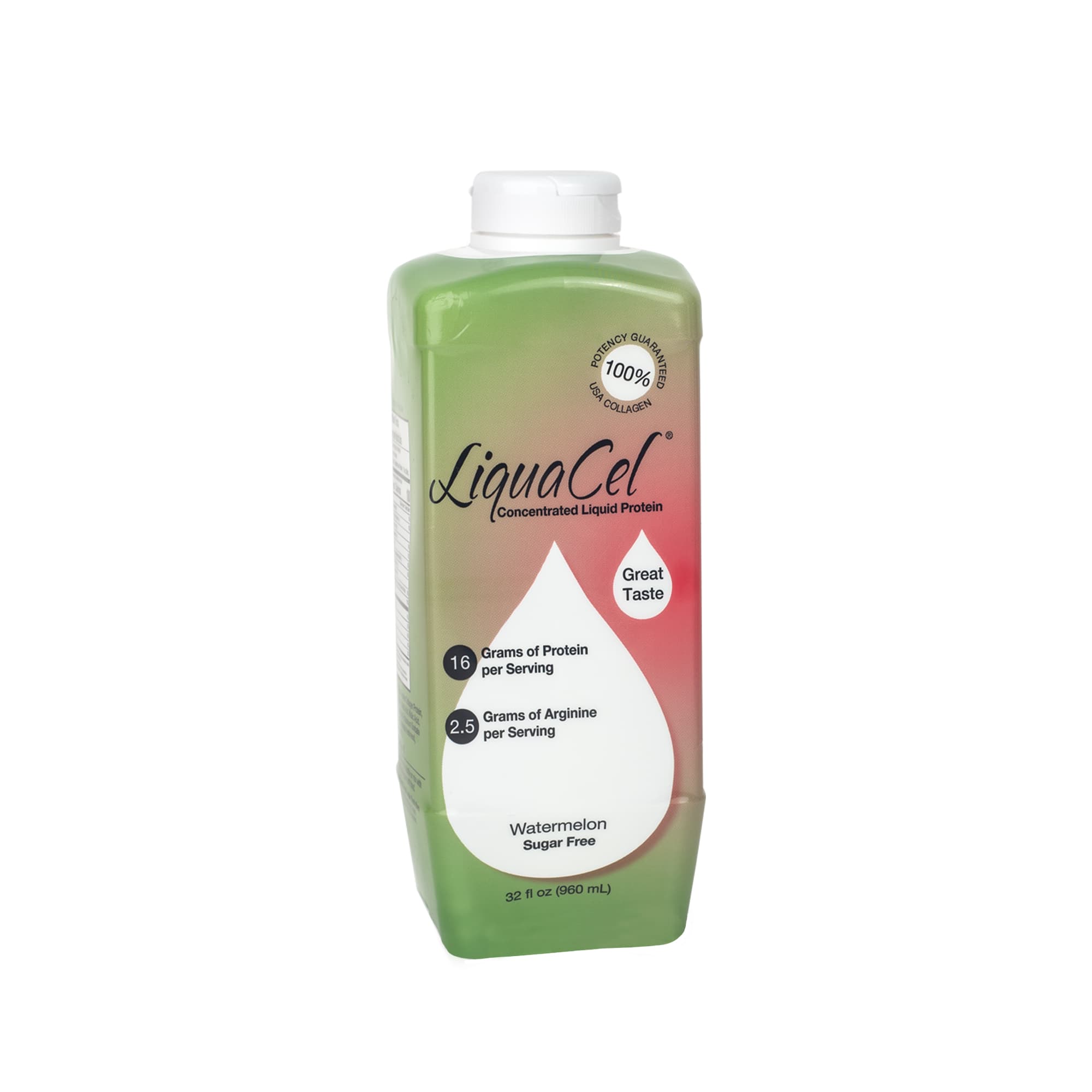 LiquaCel Watermelon Concentrated Liquid Protein, 32-ounce bottle MK 1050728