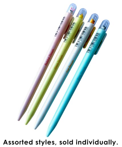 Peekaboo Tiny Animals Retractable Gel Pen (black ink; assorted style)