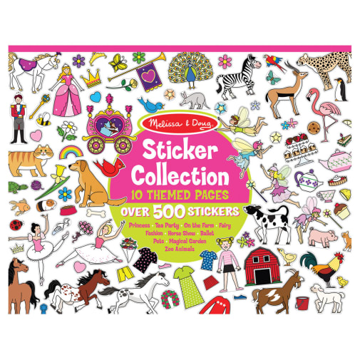 Melissa & Doug Princesses, Tea Party, Animals & More Sticker Collection