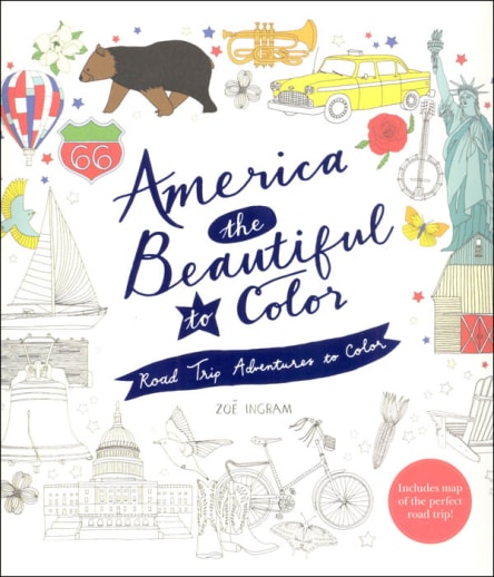 America the Beautiful to Color