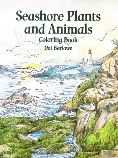 Seashore Plants and Animals Coloring Book