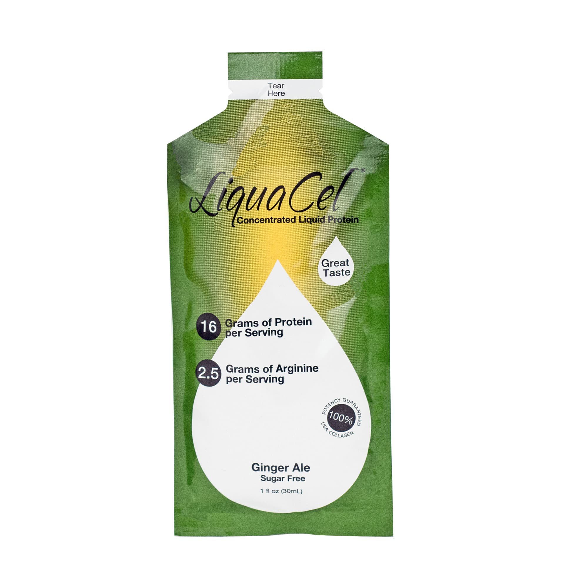 LiquaCel Ginger Ale Concentrated Liquid Protein MK 1226216