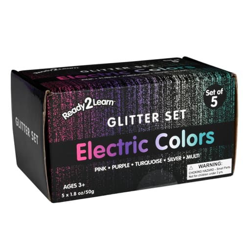 Ready2Learn Glitter Set: 5 Electric Colors