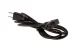 AC Power Cord, 5-15P to C13 Right angle,  18AWG, 6ft, Black