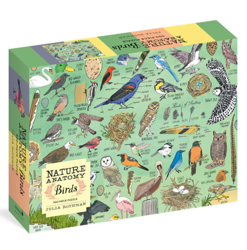 Julia Rothman Nature Anatomy Birds Puzzle 500 Pieces