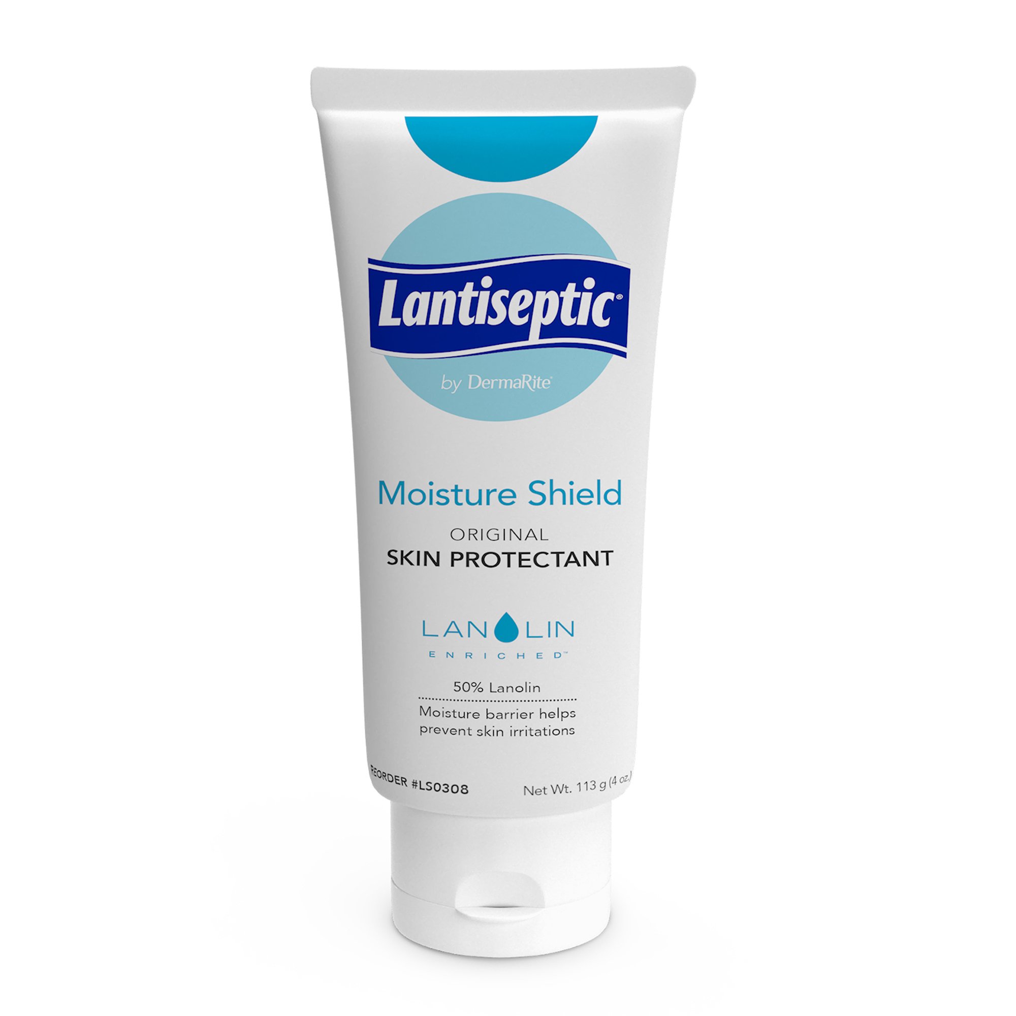 Lantiseptic Skin Protectant, 50% Lanolin, Unscented Ointment, 4 oz Tube MK 892679