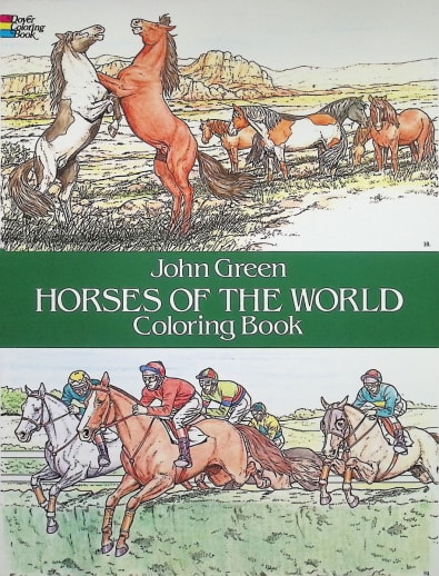 Horses of the World Coloring Book