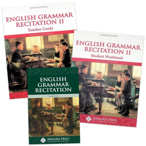 Memoria Press English Grammar Recitation Book II Set