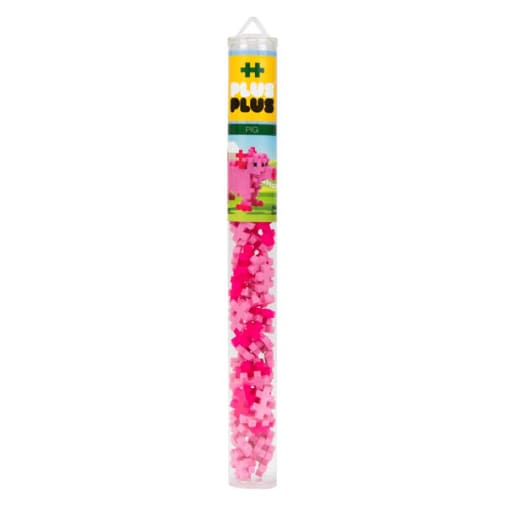 Plus-Plus Tube - Pig (Farm) 70 piece