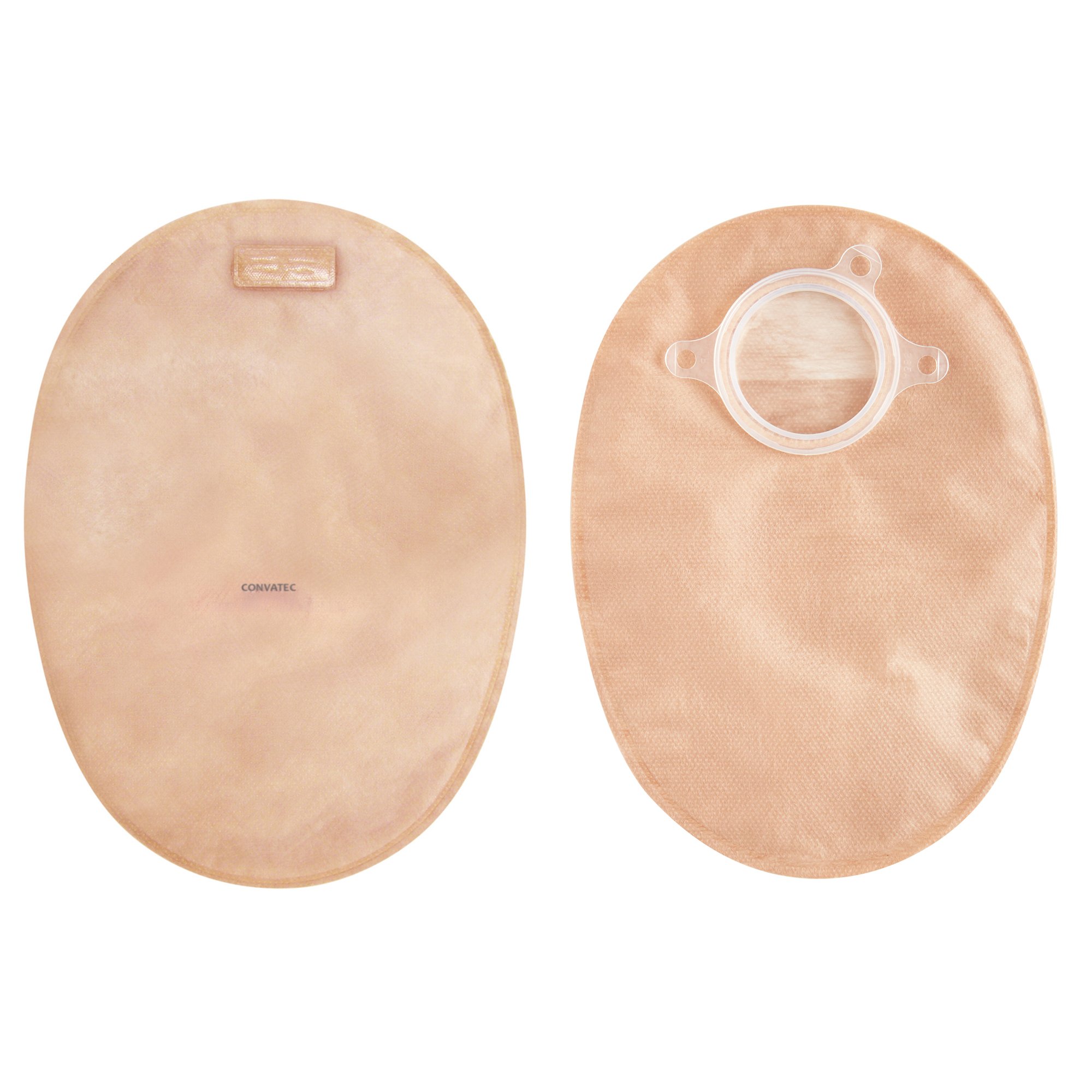 The Natura+ Two-Piece Closed End Beige Filtered Ostomy Pouch, 57mm Flange MK 814618